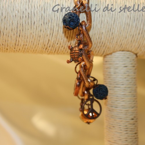 Bracciale artigianale. GRANELLI DI STELLE. CREAZIONI VENDITA NEGOZIO, BIJOUX ARTIGIANALI: ANELLI, BRACCIALI, COLLANE, ORECCHINI, CIONDOLI, SEGNALIBRI, ACCESSORI CERIMONIA, PARURE