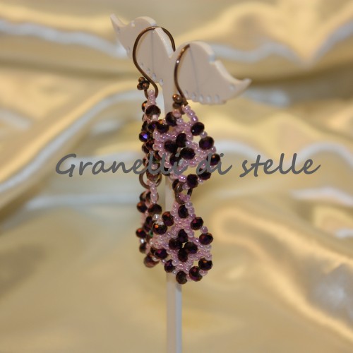 ORECCHINI artigianali. GRANELLI DI STELLE. CREAZIONI VENDITA NEGOZIO, BIJOUX ARTIGIANALI: ANELLI, BRACCIALI, COLLANE, ORECCHINI, CIONDOLI, SEGNALIBRI, ACCESSORI CERIMONIA, PARURE